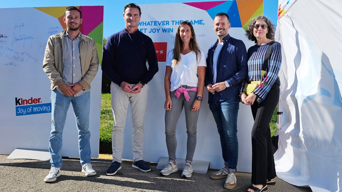 alt="Inauguración Kinder Joy of Moving Experience en Gijón"